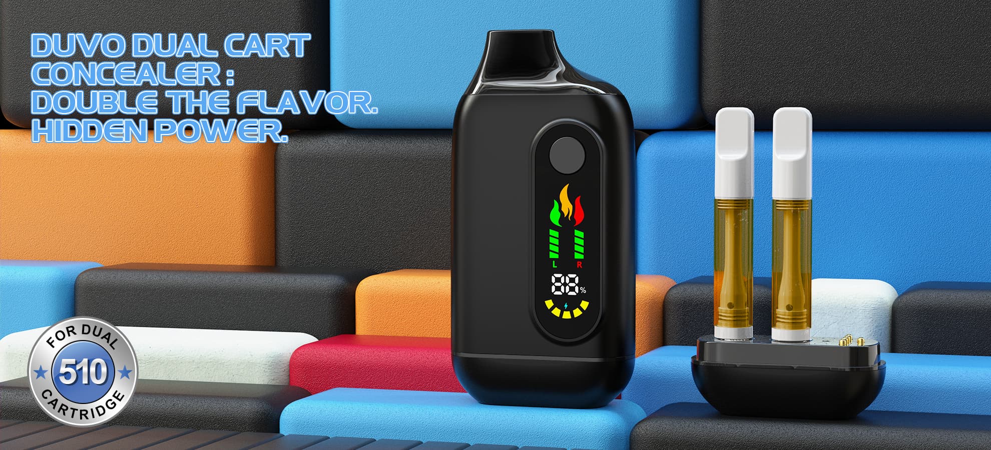 Dual 510 Concealed Battery