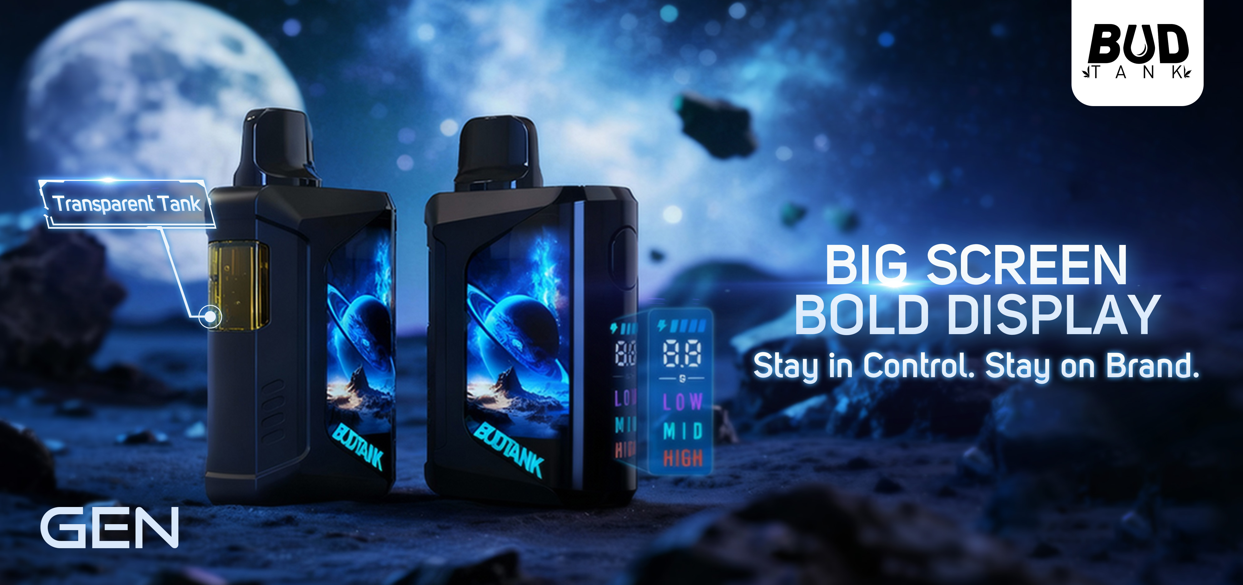 BUDTANK GEN Transparent Tank Disposable Vape